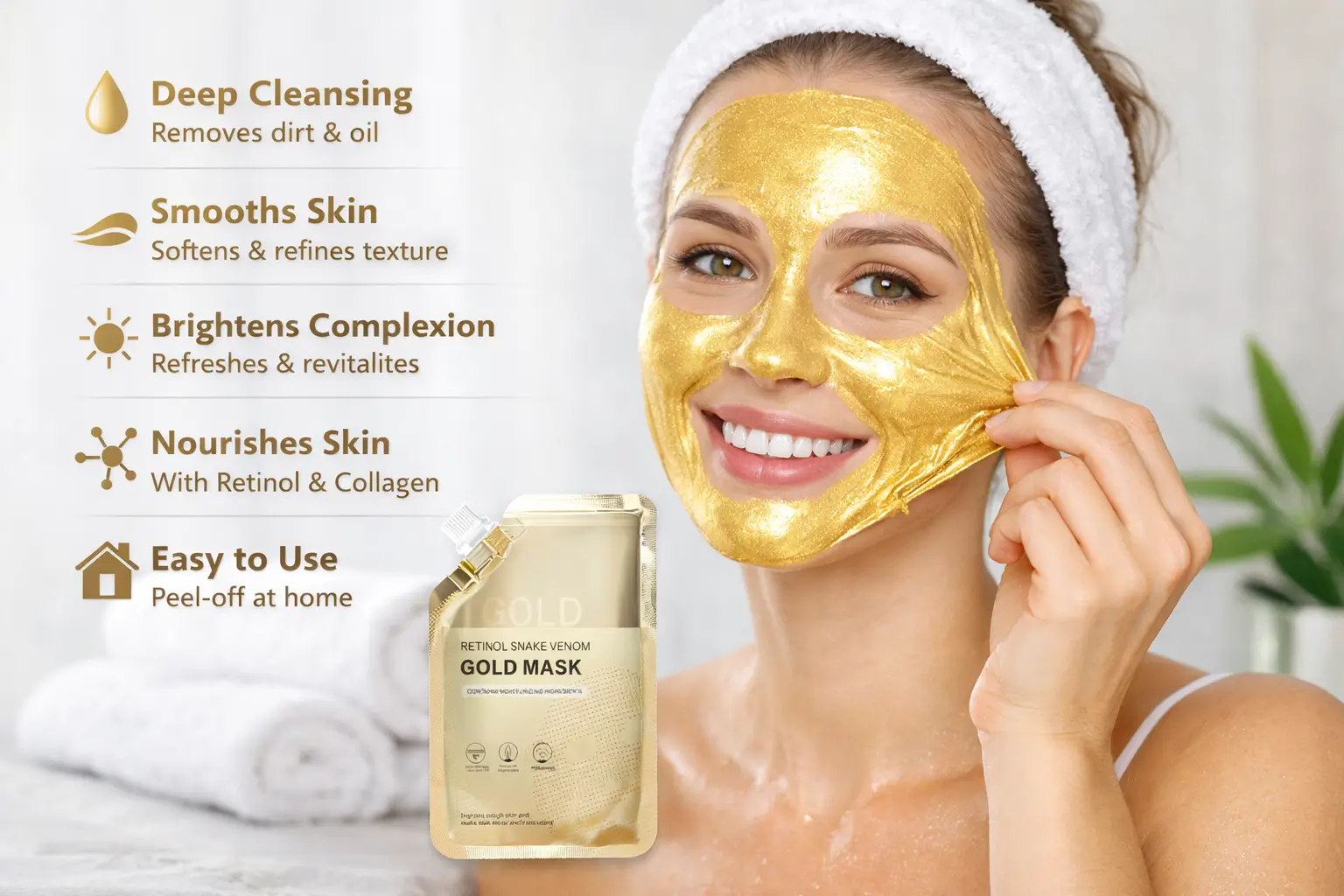 Gold Snake Venom Mask Benefits